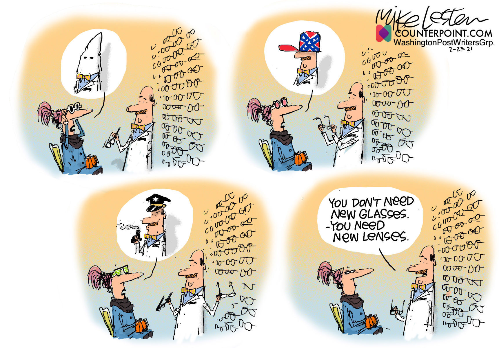 Mike Lester cartoon
